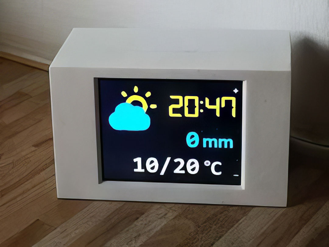The ESPHome weather station with a Nextion display