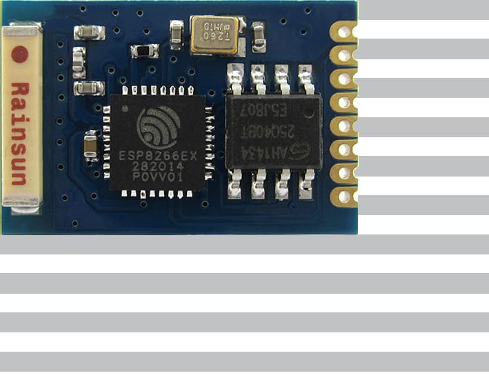 The ESP-11 module with an ESP8266 from Ai-Thinker