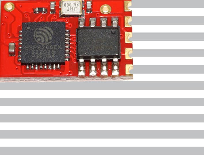 The ESP-10 module with an ESP8266 from Ai-Thinker