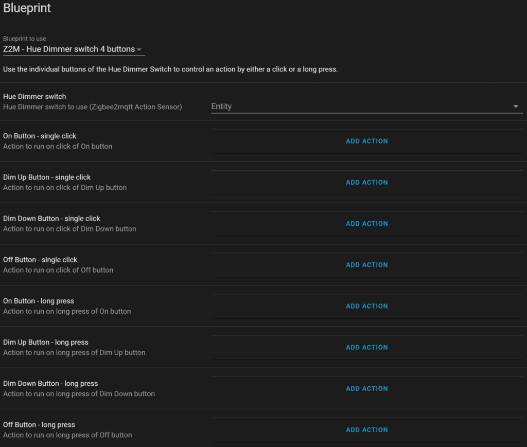 Philips Hue Dimmer Switch (V1) Home Assistant Guide
