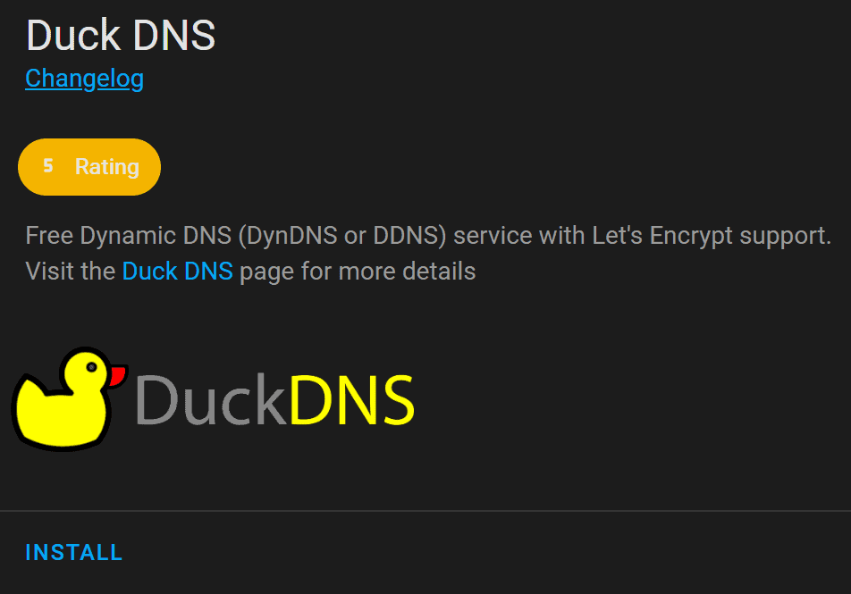 Opening up Home Assistant to the with Duck DNS