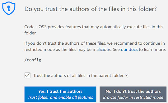 Installing the Studio Code Server add-on for Home Assistant