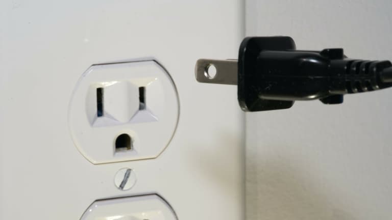 An American plug and socket.