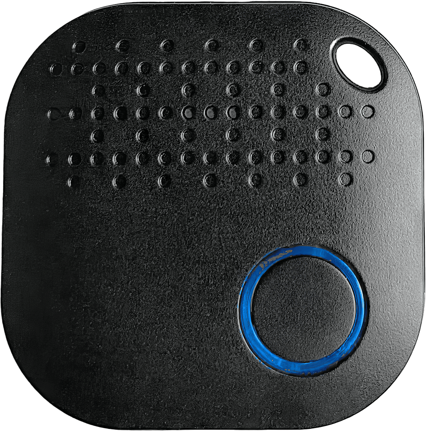 A Blue Charm Beacons BC021-MultiBeacon, a compact and versatile device supporting both Long Range BLE 5.0 and BLE 4.0, with multiple broadcasting formats and battery strength indication.