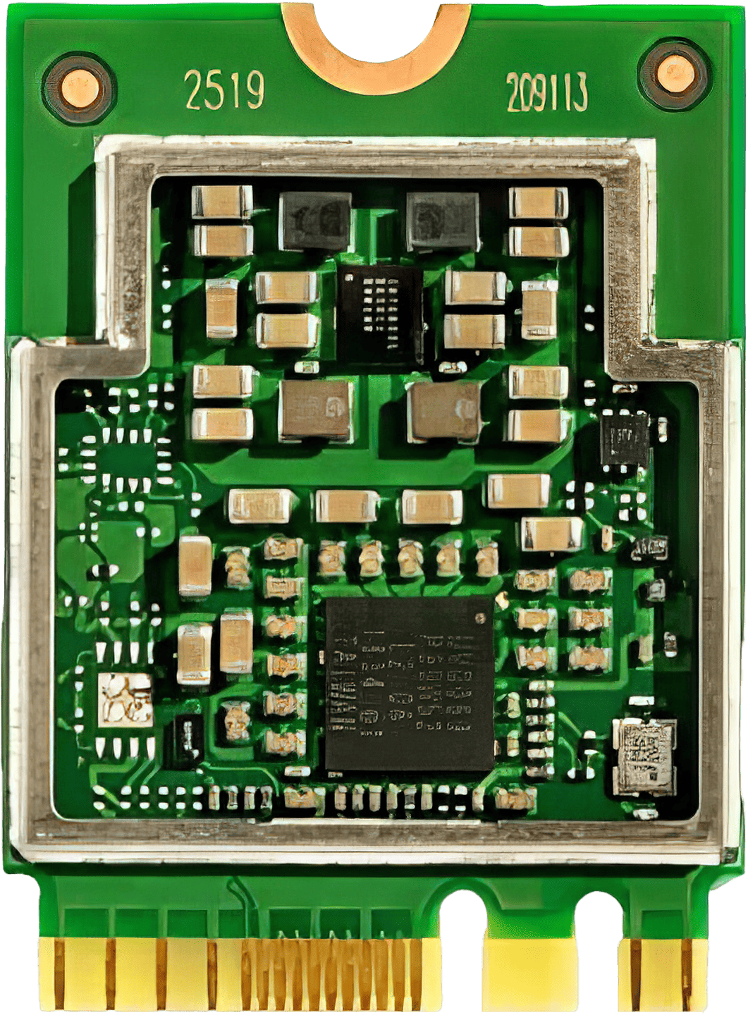 The Google Coral M.2 Accelerator A+E key is a compact M.2 module featuring an Edge TPU coprocessor, designed for seamless integration with compatible systems and products.