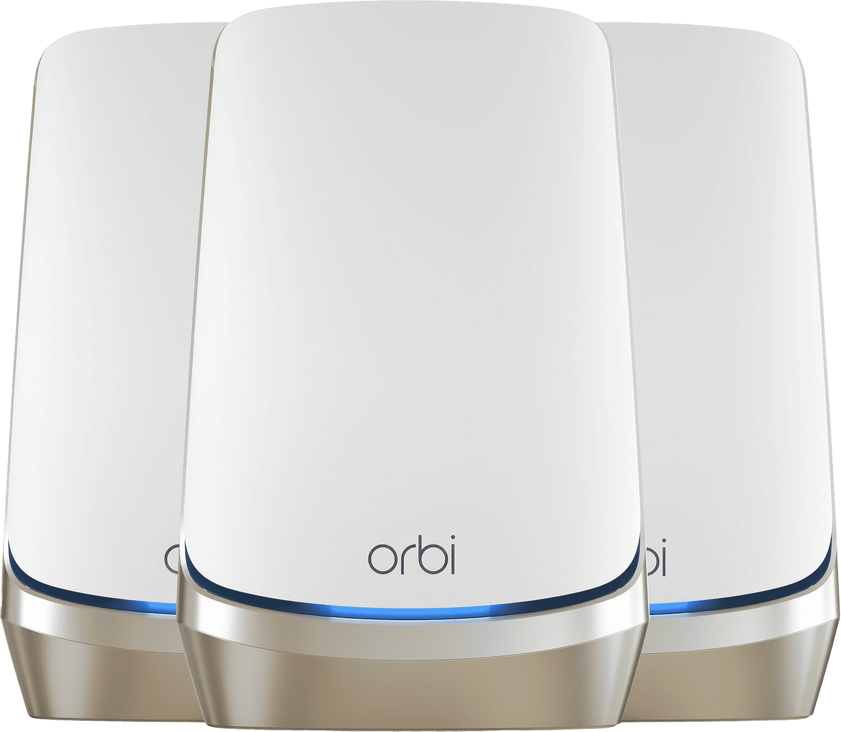 A NETGEAR Orbi 960 Series router, the world's most powerful whole-home Wi-Fi 6E system, providing extensive coverage and high-speed internet connection for up to 200 devices.