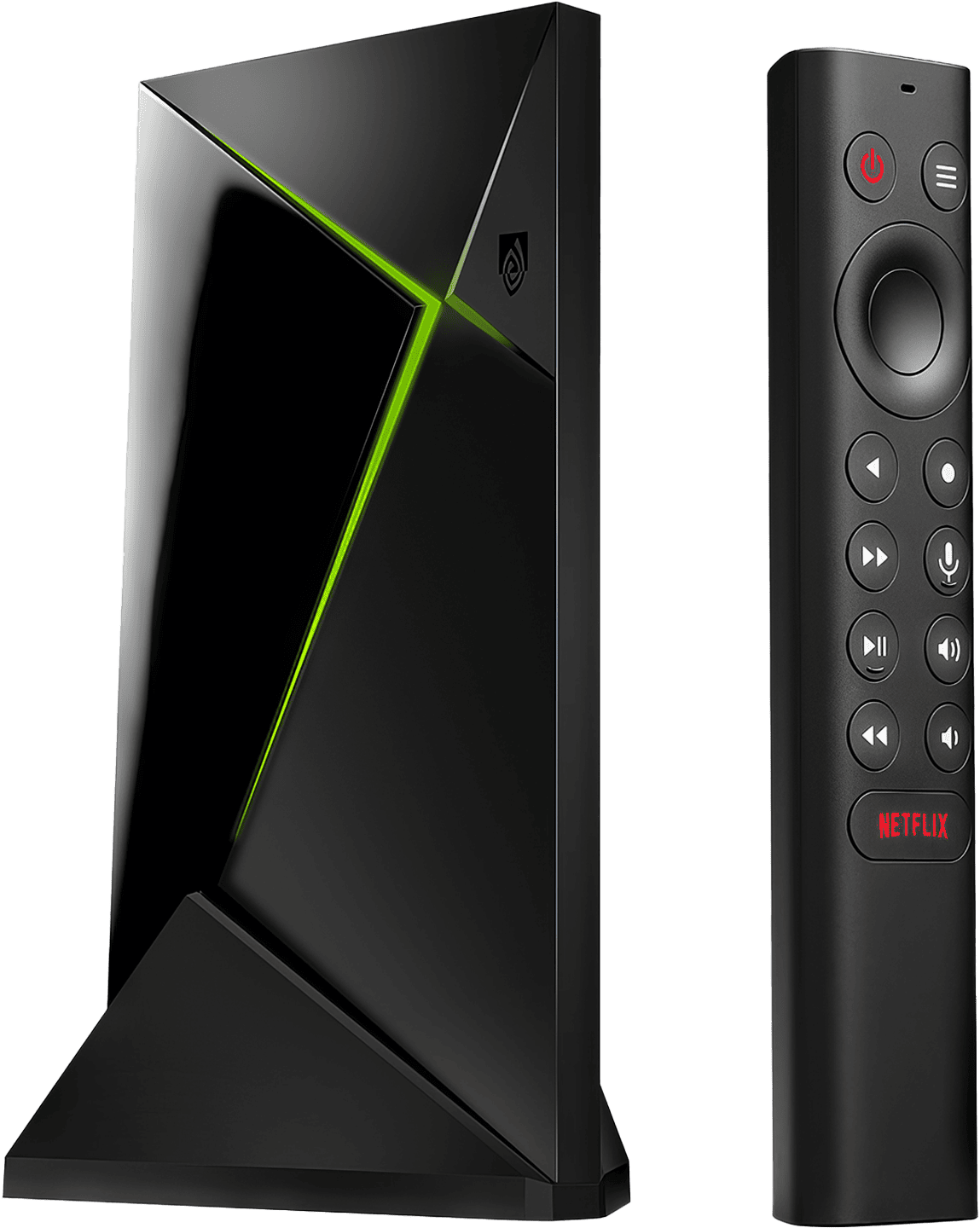 NVIDIA SHIELD TV Pro, a sleek and powerful Android TV streaming media player, offering 4K HDR content and immersive audio capabilities.