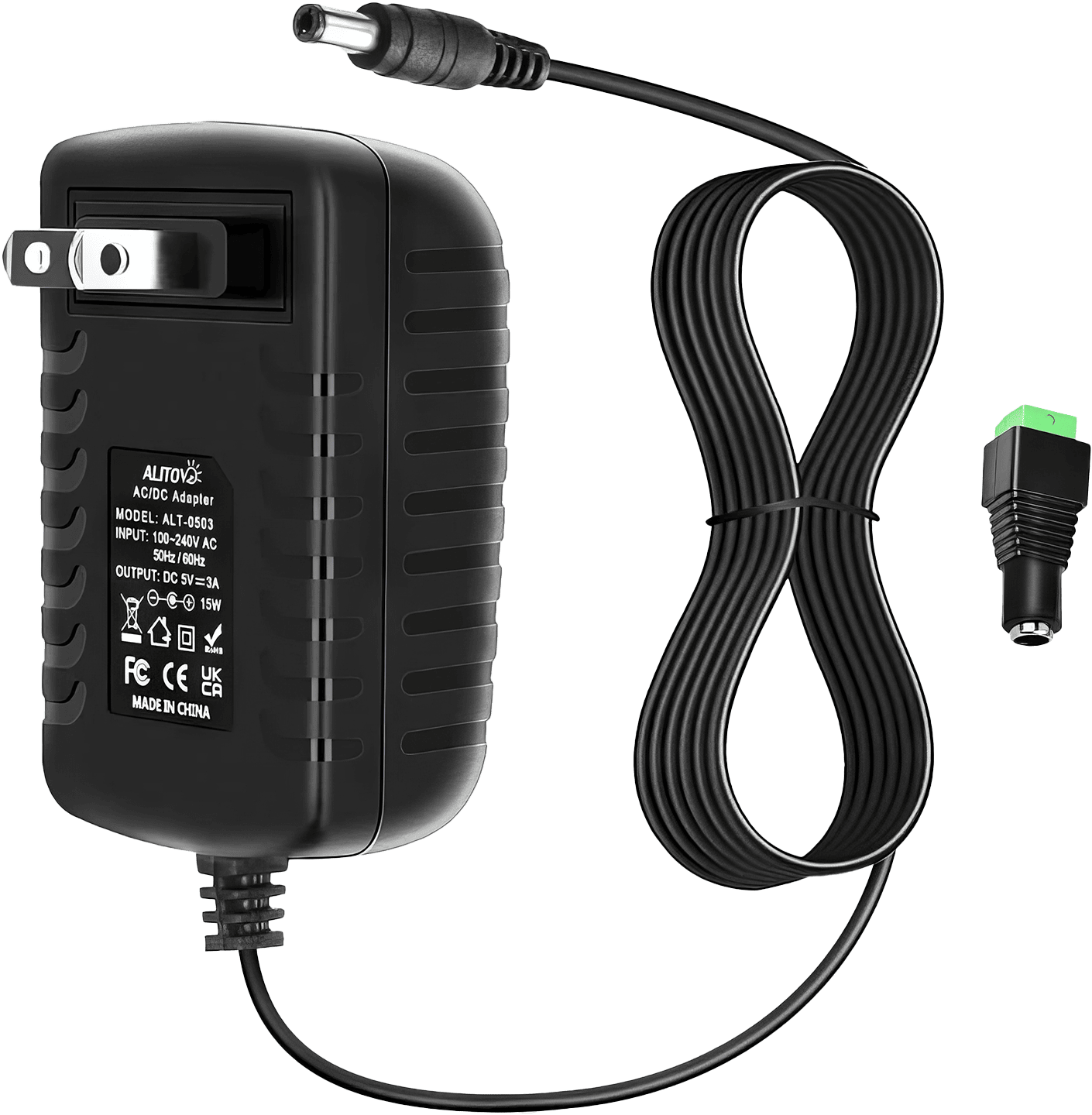 A reliable and versatile Power Supply (5V, 3A) with a wide input voltage range, stable output and built-in safety features, suitable for various applications.