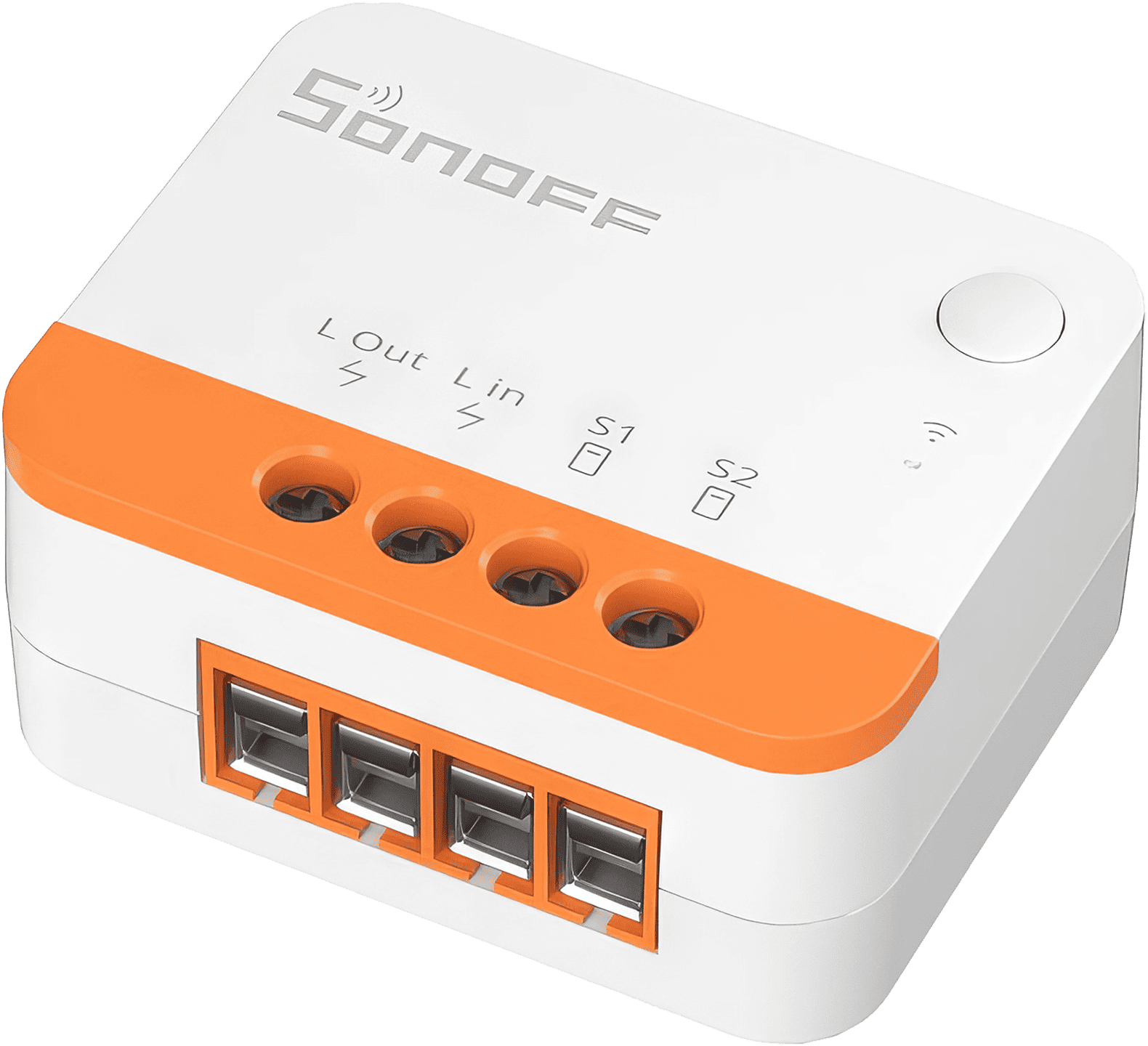 Compact, sleek, SONOFF ZBMINI-L2 (Extreme) Zigbee smart switch, designed for easy installation in small mounting boxes.