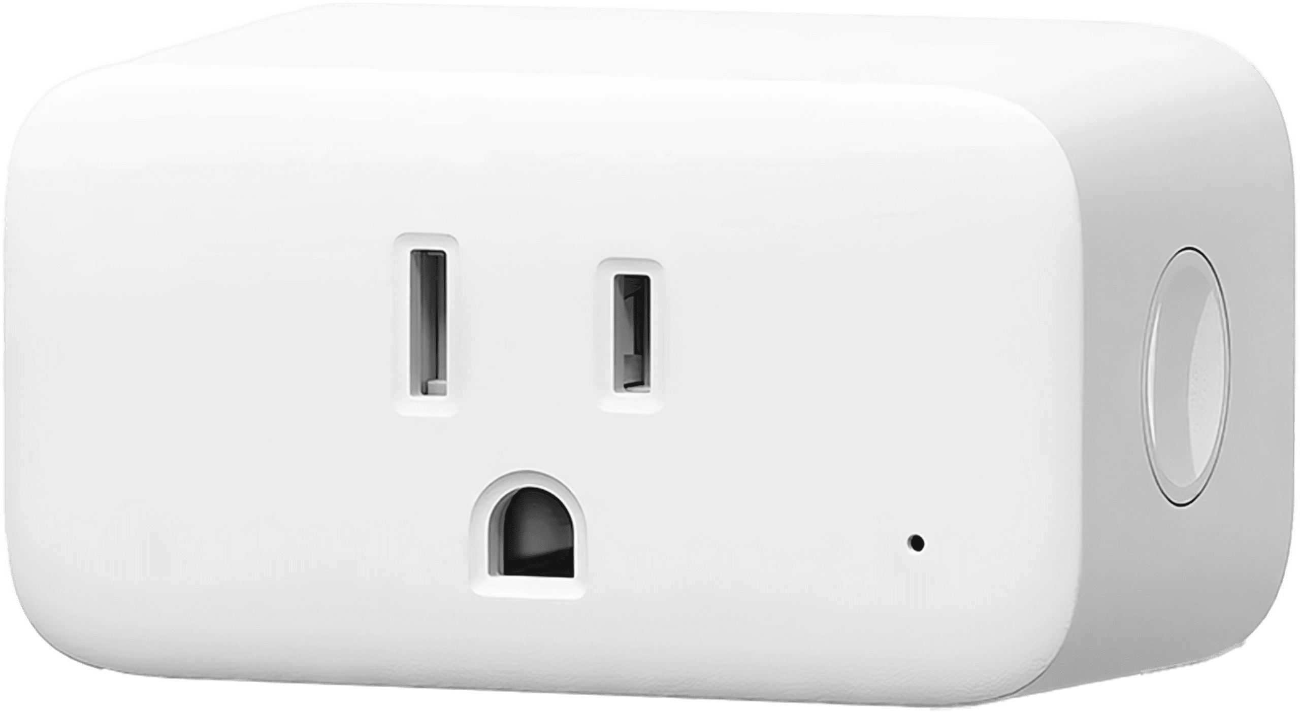 The SwitchBot Smart Plug Mini (15A) is a compact, WiFi-enabled device that allows users to control and monitor their home appliances remotely, providing compatibility with various voice assistants and energy-saving features.