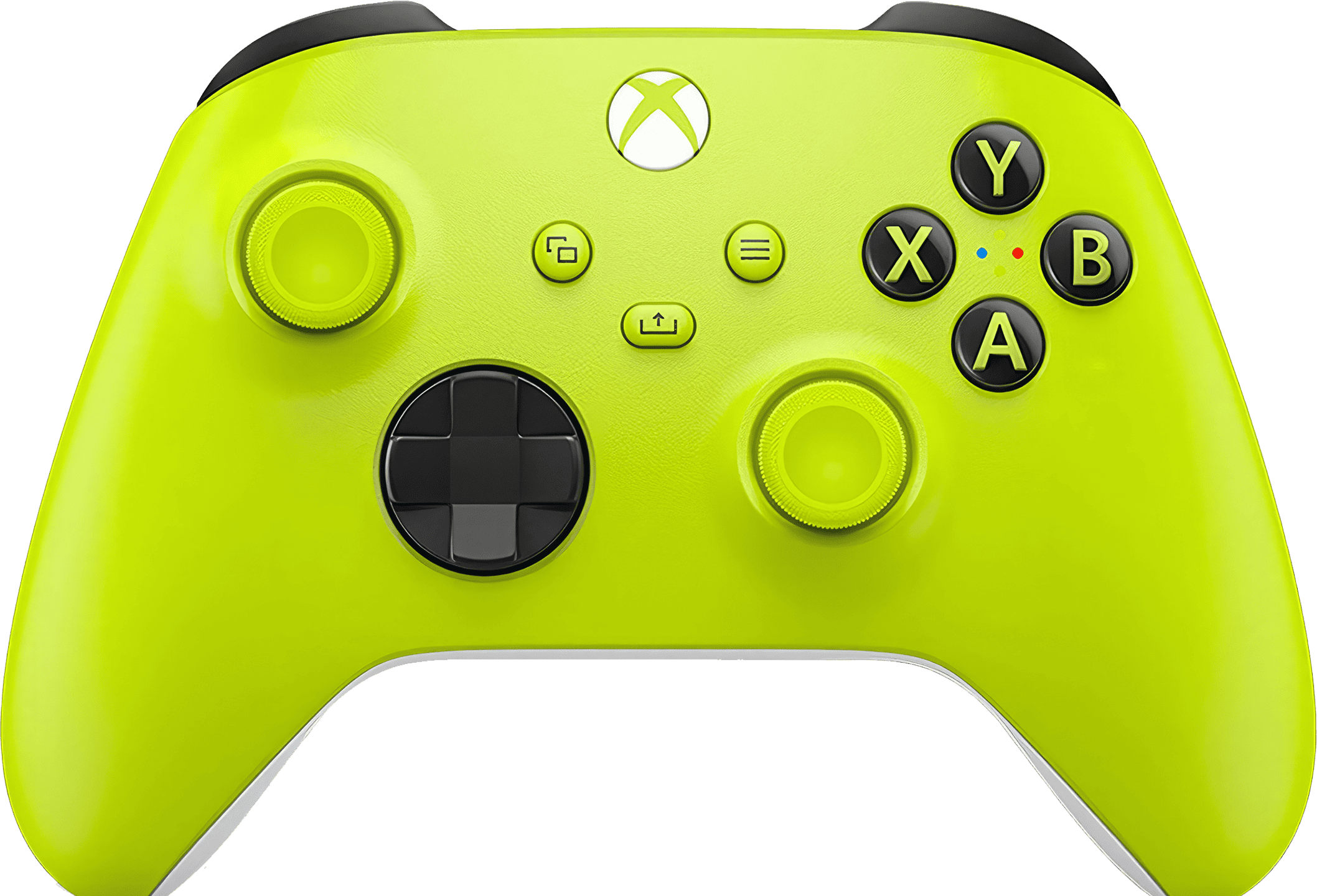 A sleek Xbox Core Wireless Controller showcasing its modernised design, hybrid D-pad and textured grip, perfect for gaming on Xbox Series X|S, Xbox One, and Windows 10/11 devices.