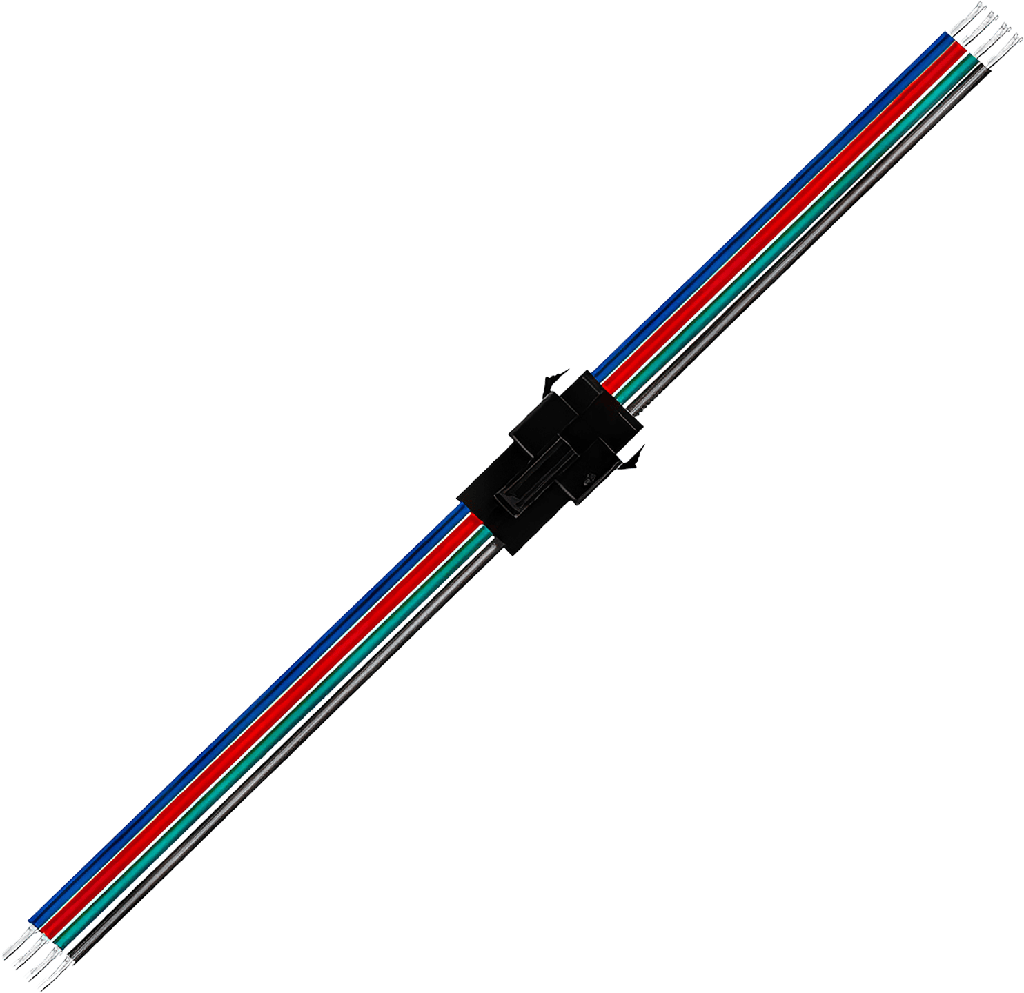 Image of BTF-LIGHTING 4-pin Cable Connectors, made from pure copper for corrosion resistance and strong conductivity, using a reliable SM Connector from JST.