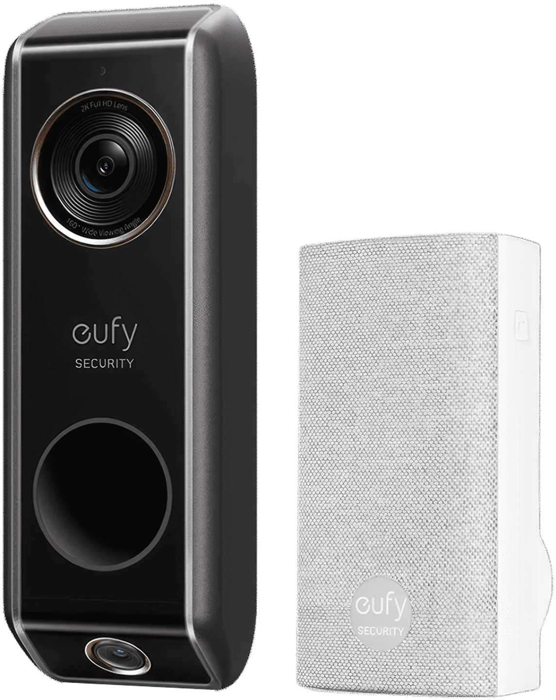 Image showing the sleek and modern eufy Security Video Doorbell (Wired) S330, equipped with dual cameras for comprehensive security coverage.