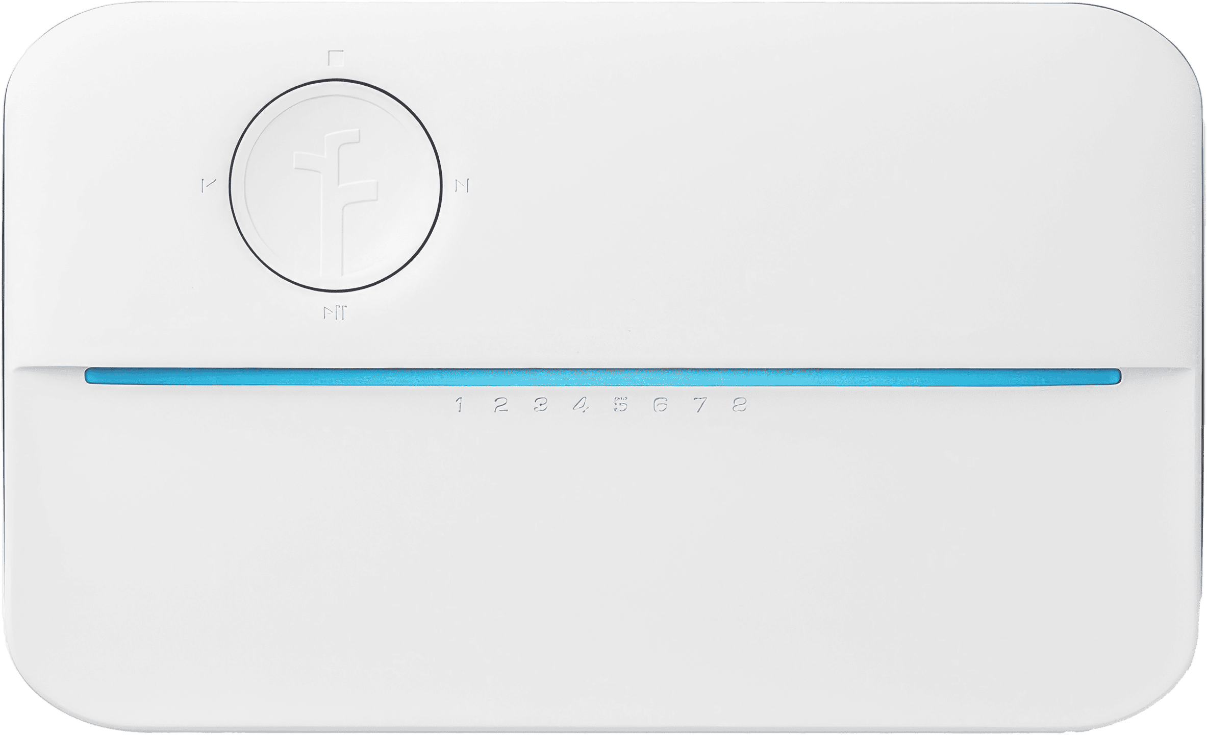 A view of the Rachio 3 Smart Sprinkler Controller (8 Zone), a modern and efficient irrigation system designed to adjust watering according to the specific needs of your landscape.